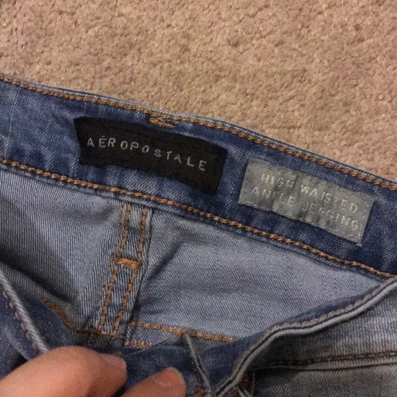 Aeropostale High Waisted Ankle Jegging 6 - Picture 2 of 4